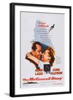 The Mcconnell Story, from Left: Alan Ladd, June Allyson, 1955-null-Framed Art Print