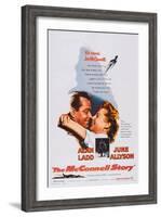 The Mcconnell Story, from Left: Alan Ladd, June Allyson, 1955-null-Framed Art Print