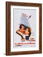 The Mcconnell Story, from Left: Alan Ladd, June Allyson, 1955-null-Framed Art Print