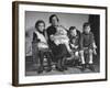 The Mcdougall Family Posing for a Portrait in their Home-William Vandivert-Framed Photographic Print