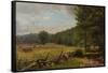 The Meadow, c.1870-Thomas Worthington Whittredge-Framed Stretched Canvas