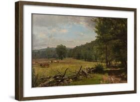 The Meadow, c.1870-Thomas Worthington Whittredge-Framed Giclee Print