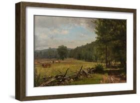 The Meadow, c.1870-Thomas Worthington Whittredge-Framed Giclee Print