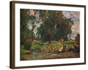 'The Meadow', c20th century-James Whitelaw Hamilton-Framed Giclee Print