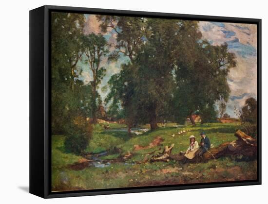 'The Meadow', c20th century-James Whitelaw Hamilton-Framed Stretched Canvas