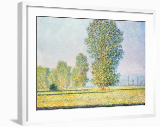 The Meadow of Limetz, 1888 by Claude Monet-Claude Monet-Framed Giclee Print