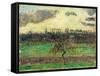 The Meadows at Éragny, Apple Tree, 1894-Camille Pissarro-Framed Stretched Canvas
