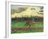 The Meadows at Éragny, Apple Tree, 1894-Camille Pissarro-Framed Giclee Print