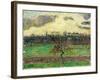 The Meadows at Éragny, Apple Tree, 1894-Camille Pissarro-Framed Giclee Print