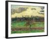 The Meadows at Éragny, Apple Tree, 1894-Camille Pissarro-Framed Giclee Print