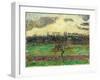 The Meadows at Éragny, Apple Tree, 1894-Camille Pissarro-Framed Giclee Print