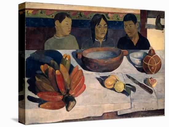 The Meal (Banana), 1891-Paul Gauguin-Stretched Canvas