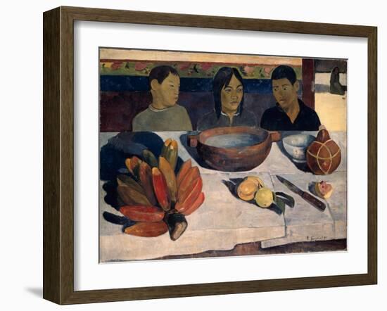 The Meal (Banana), 1891-Paul Gauguin-Framed Giclee Print