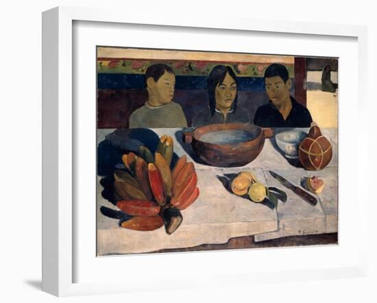 The Meal (Banana), 1891-Paul Gauguin-Framed Giclee Print