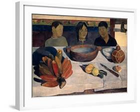 The Meal (Banana), 1891-Paul Gauguin-Framed Giclee Print