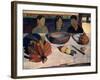 The Meal (Banana), 1891-Paul Gauguin-Framed Giclee Print