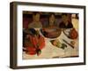 The Meal, Bananas, 1891-Paul Gauguin-Framed Giclee Print