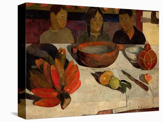 The Meal, Bananas, 1891-Paul Gauguin-Stretched Canvas