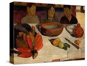 The Meal, Bananas, 1891-Paul Gauguin-Stretched Canvas