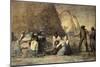 The Meal of the Harvesters-Jean-François Millet-Mounted Giclee Print