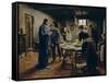 The Mealtime Prayer, 1885 (Oil on Canvas)-Fritz von Uhde-Framed Stretched Canvas