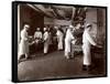 The Meat House at Hotel Delmonico, 1902-Byron Company-Framed Stretched Canvas