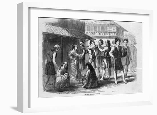 The Meat Market at Manila-null-Framed Giclee Print