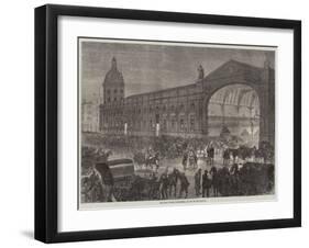 The Meat Market, Smithfield, at Two in the Morning-null-Framed Giclee Print