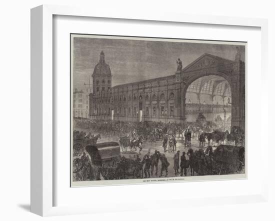 The Meat Market, Smithfield, at Two in the Morning-null-Framed Giclee Print