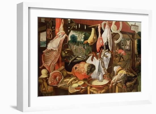 The Meat Stall, 1568-Pieter Aertsen-Framed Giclee Print