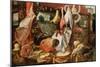 The Meat Stall, 1568-Pieter Aertsen-Mounted Giclee Print