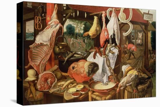 The Meat Stall, 1568-Pieter Aertsen-Stretched Canvas