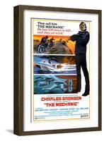 THE MECHANIC, Charles Bronson, 1972.-null-Framed Art Print