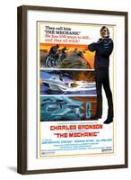 THE MECHANIC, Charles Bronson, 1972.-null-Framed Art Print