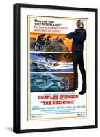 THE MECHANIC, Charles Bronson, 1972.-null-Framed Art Print