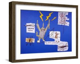 The Mechanics that always have a Gear Left Over, 1988-Jean-Michel Basquiat-Framed Giclee Print