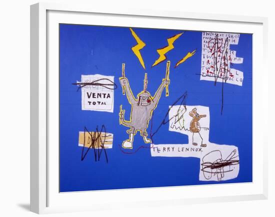 The Mechanics that always have a Gear Left Over, 1988-Jean-Michel Basquiat-Framed Giclee Print