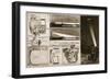 The Mechanism of a Searchlight in Use Against Aircraft and Other Military Uses-null-Framed Giclee Print