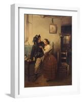 The Medal, 1860-Domenico Induno-Framed Giclee Print