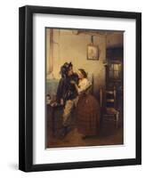 The Medal, 1860-Domenico Induno-Framed Giclee Print