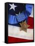 The Medal of Honor Rests On a Flag During Preparations For An Award Ceremony-Stocktrek Images-Framed Stretched Canvas