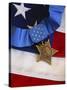 The Medal of Honor Rests On a Flag During Preparations For An Award Ceremony-Stocktrek Images-Stretched Canvas