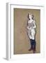 The Medical Inspection: Blonde Prostitute, 1894-Henri de Toulouse-Lautrec-Framed Giclee Print