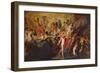 The Medici Cycle: Council of the Gods for the Spanish Marriage, 1621-25-Peter Paul Rubens-Framed Giclee Print