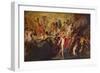 The Medici Cycle: Council of the Gods for the Spanish Marriage, 1621-25-Peter Paul Rubens-Framed Giclee Print