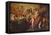 The Medici Cycle: Council of the Gods for the Spanish Marriage, 1621-25-Peter Paul Rubens-Framed Stretched Canvas