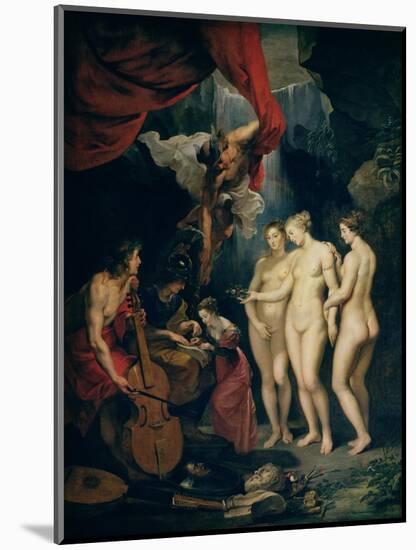 The Medici Cycle: Education of Marie de Medici 1621-25-Peter Paul Rubens-Mounted Giclee Print