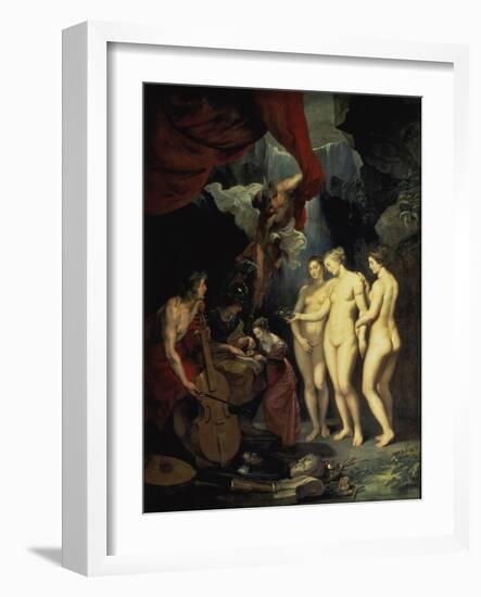 The Medici Cycle: Education of Marie De Medici, 1622-25-Peter Paul Rubens-Framed Giclee Print