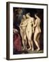 The Medici Cycle: Education of Marie de Medici, Detail of the Three Graces, 1621-25-Peter Paul Rubens-Framed Giclee Print