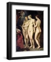 The Medici Cycle: Education of Marie de Medici, Detail of the Three Graces, 1621-25-Peter Paul Rubens-Framed Giclee Print